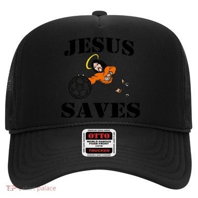 Jesus Saves Soccer Goalie Hat