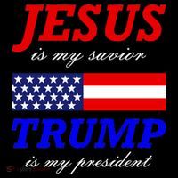 Jesus Savior Trump President Hoodie thumb 7