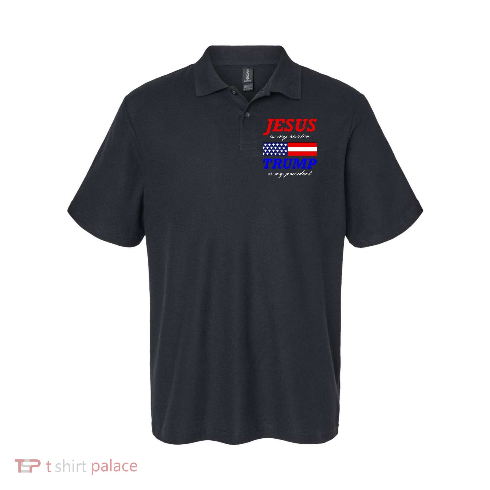 Jesus Savior Trump President Polo