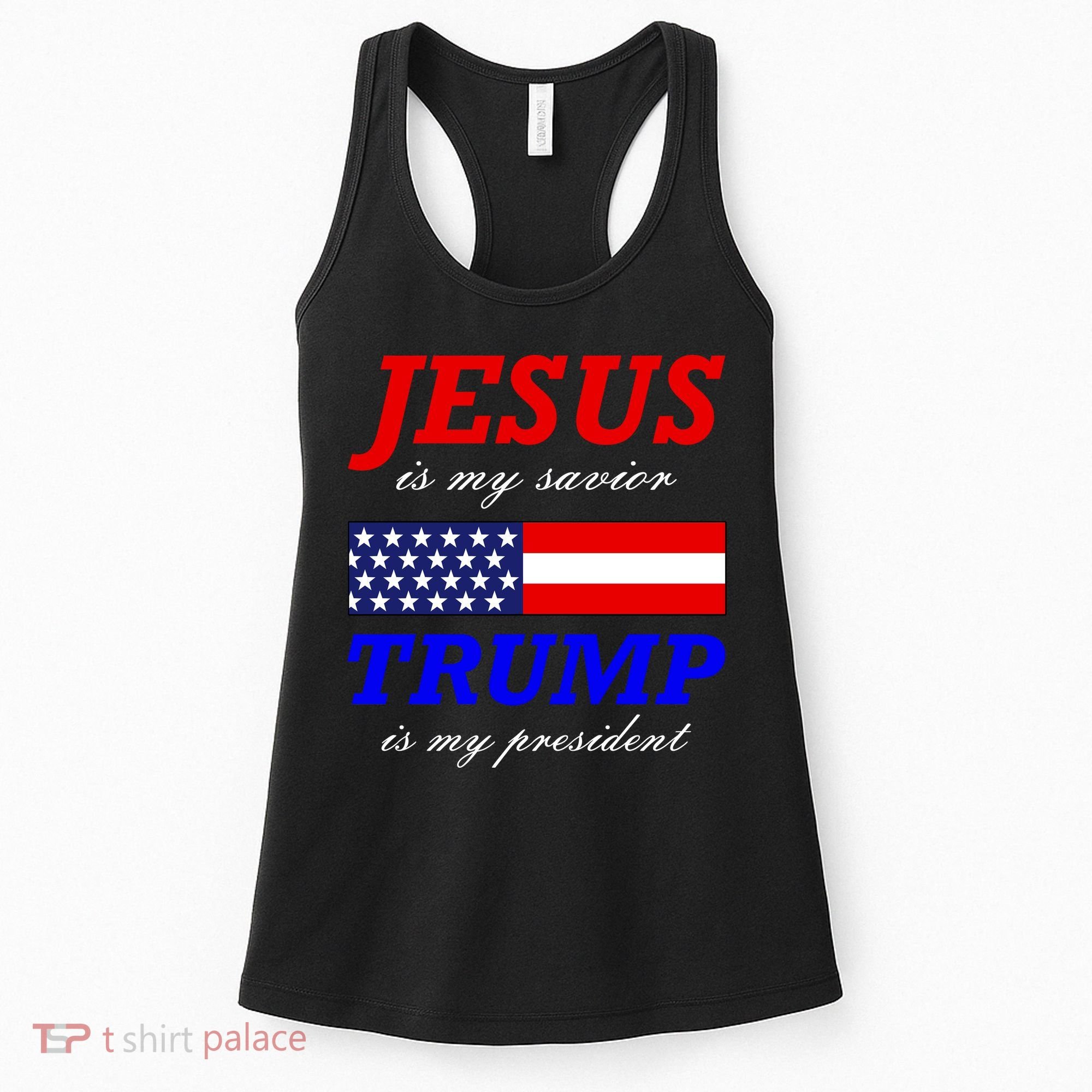 Jesus Savior Trump President Women's Tank Top
