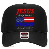 Jesus Savior Trump President Hat thumb 0