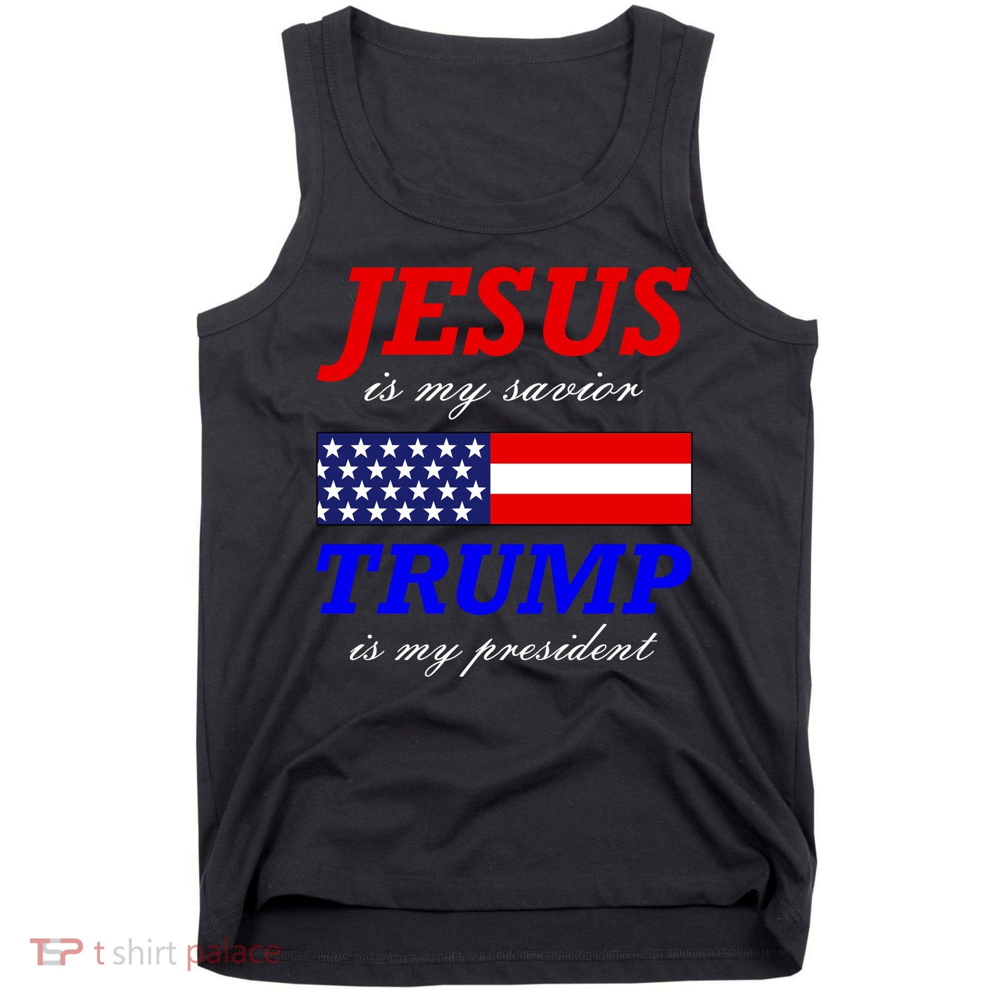 Jesus Savior Trump President Tank Top