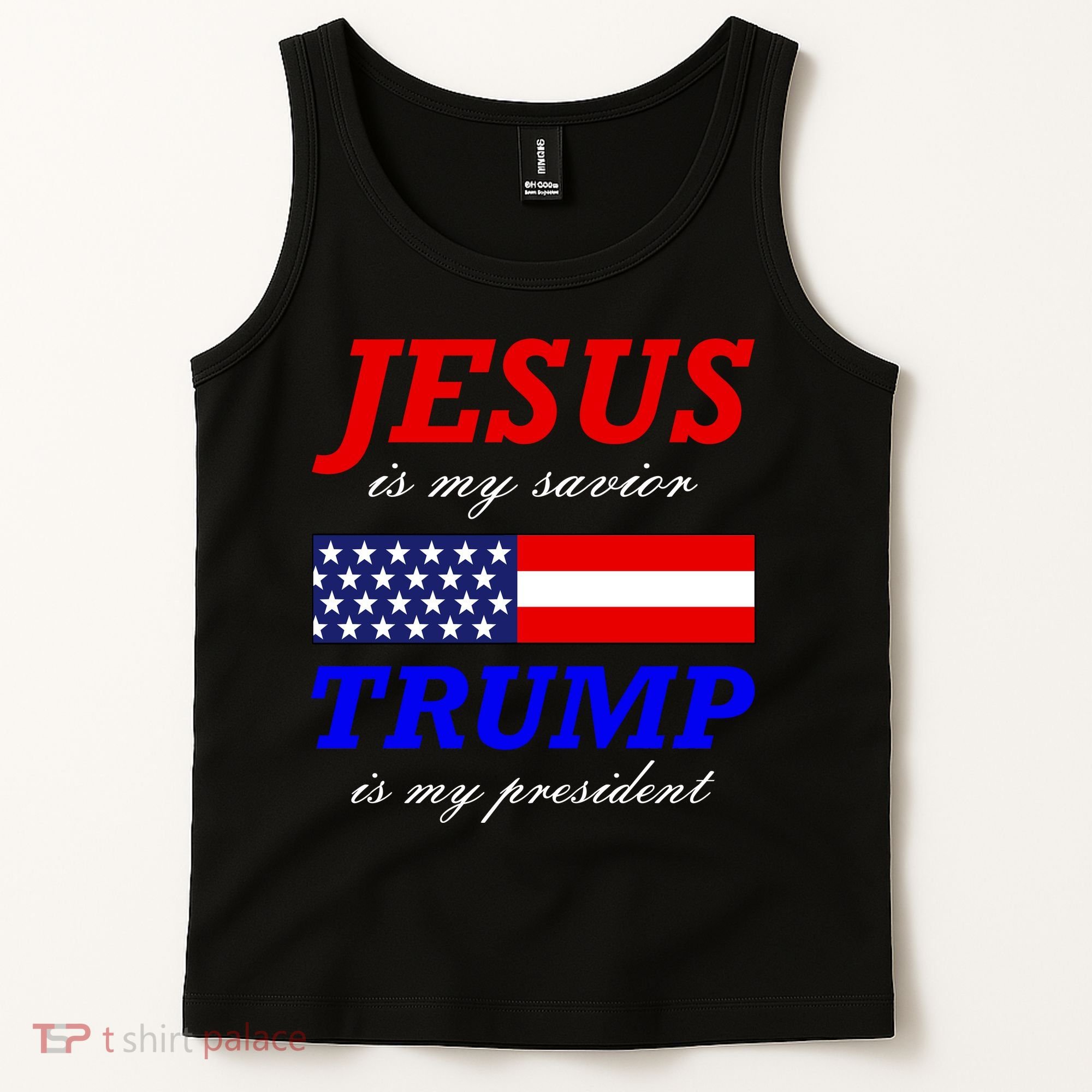 Jesus Savior Trump President Tank Top