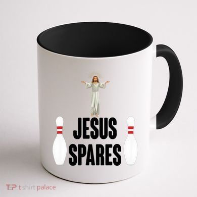 Jesus Spares Coffee Mug back