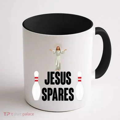 Jesus Spares Coffee Mug back