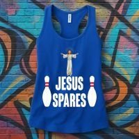 Jesus Spares Women's Tank Top thumb 3