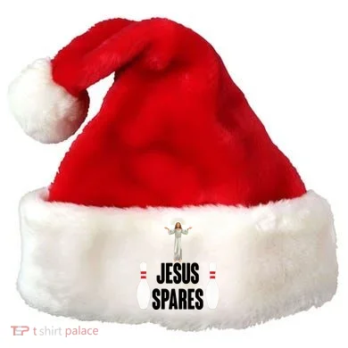 Jesus Spares Santa Hat