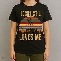 Jesus Still Loves Me Vintage Windmill T-Shirt thumb 4