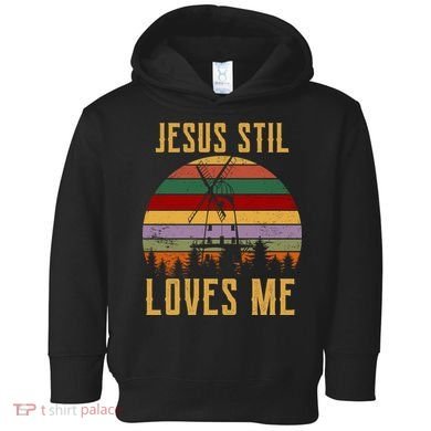 Jesus Still Loves Me Vintage Windmill Toddler Hoodie