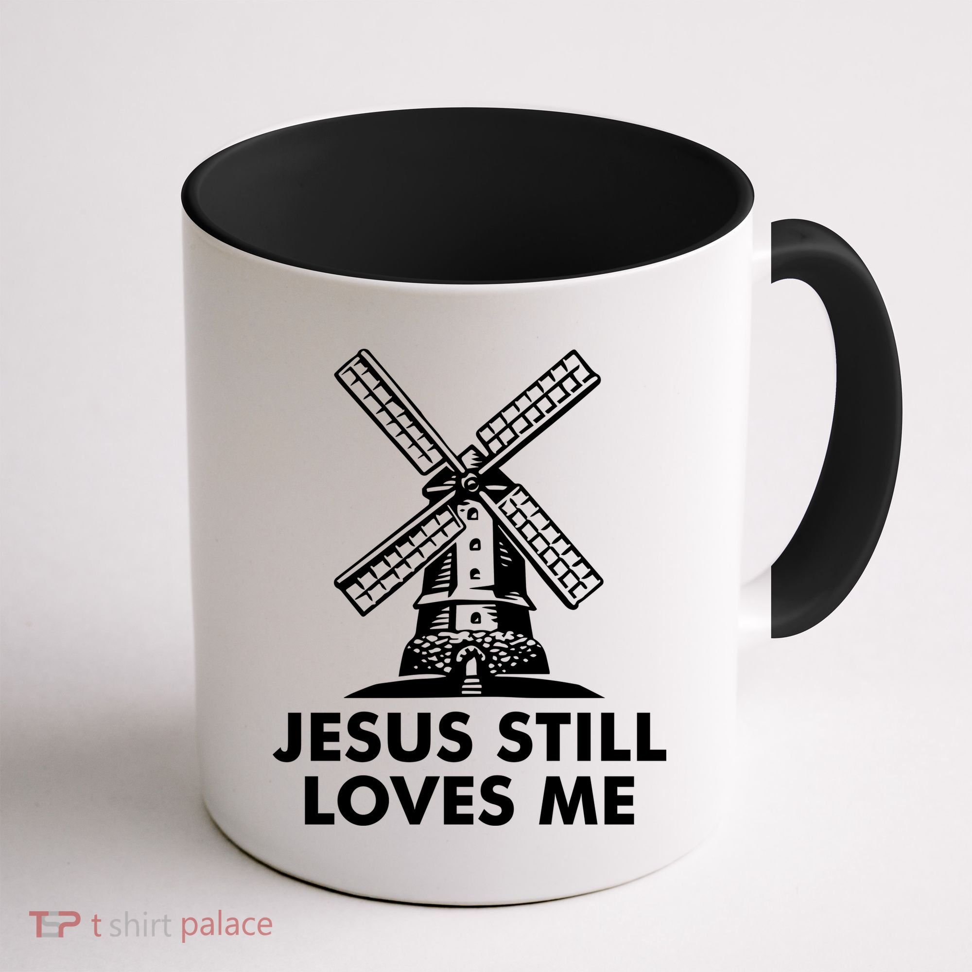 Jesus Still Loves Me Windmill Coffee Mug
