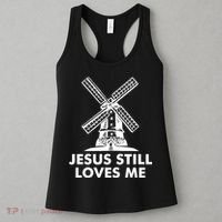 Jesus Still Loves Me Windmill Women's Tank Top thumb 3
