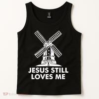 Jesus Still Loves Me Windmill Tank Top thumb 2