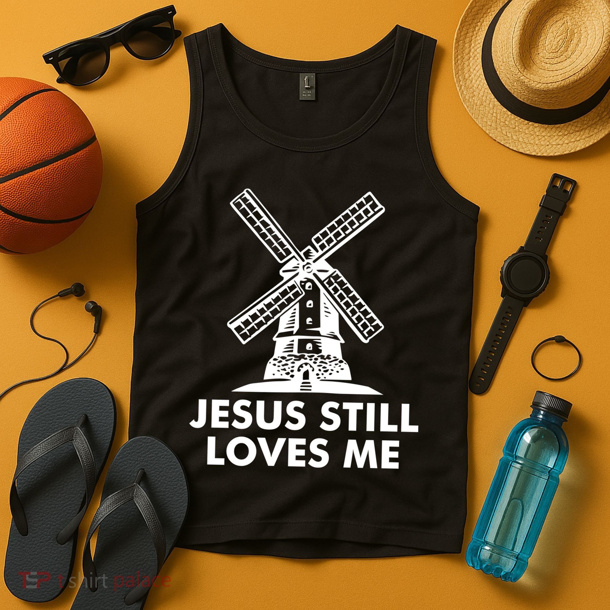 Jesus Still Loves Me Windmill Tank Top