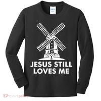 Jesus Still Loves Me Windmill Kids Long Sleeve Shirt thumb 0