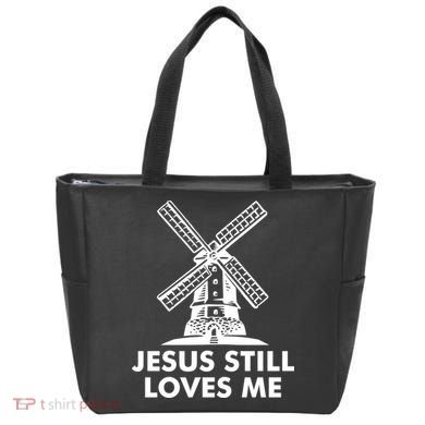 Jesus Still Loves Me Windmill Tote Bag