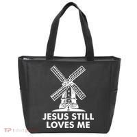 Jesus Still Loves Me Windmill Tote Bag thumb 0