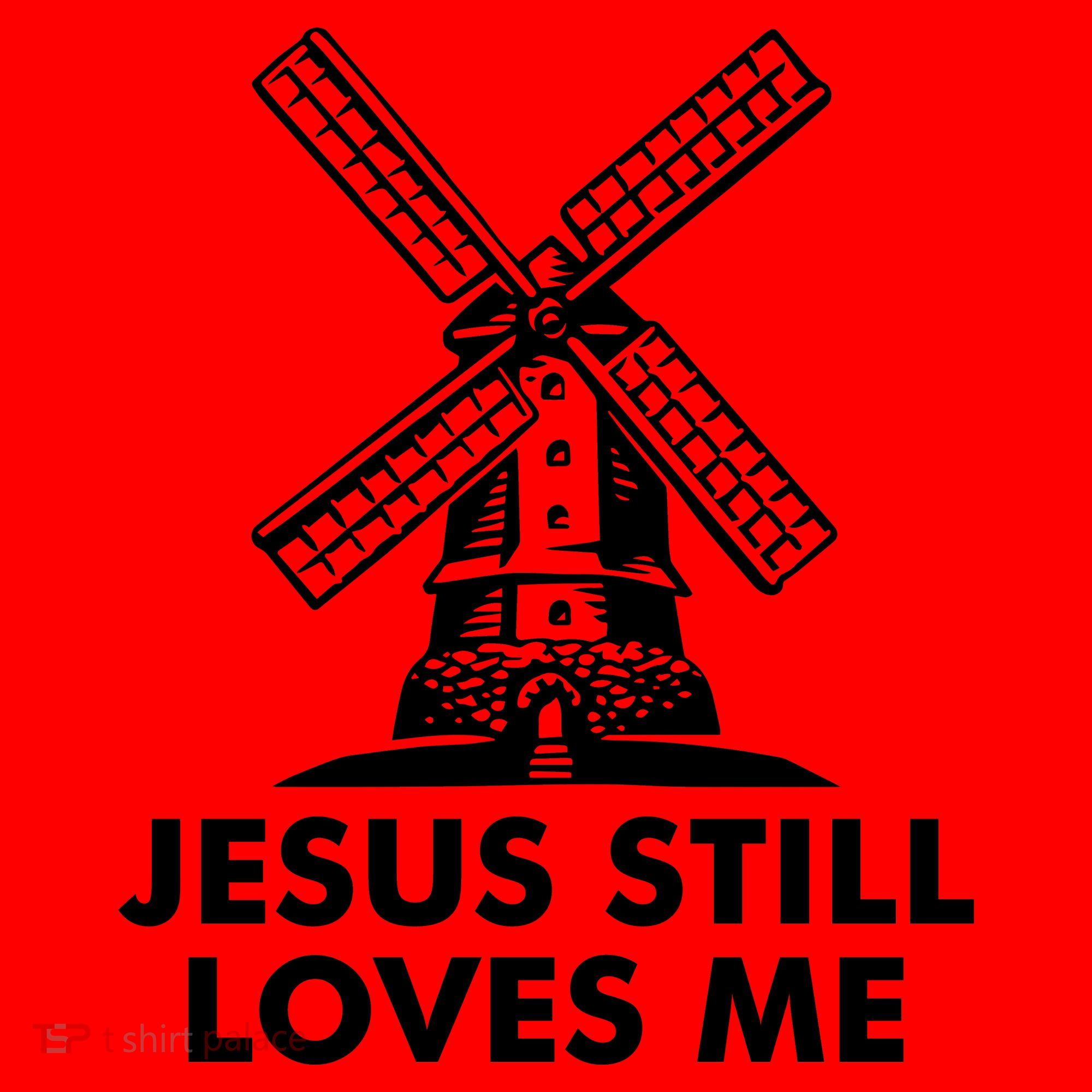 Jesus Still Loves Me Windmill Santa Hat