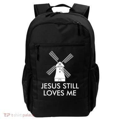 Jesus Still Loves Me Windmill Christian Backpack