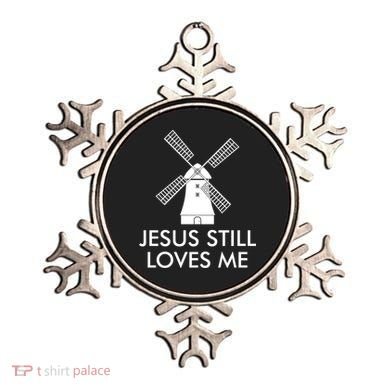 Jesus Still Loves Me Windmill Christian Ornament