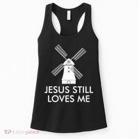 Jesus Still Loves Me Windmill Christian Women's Tank Top thumb 0