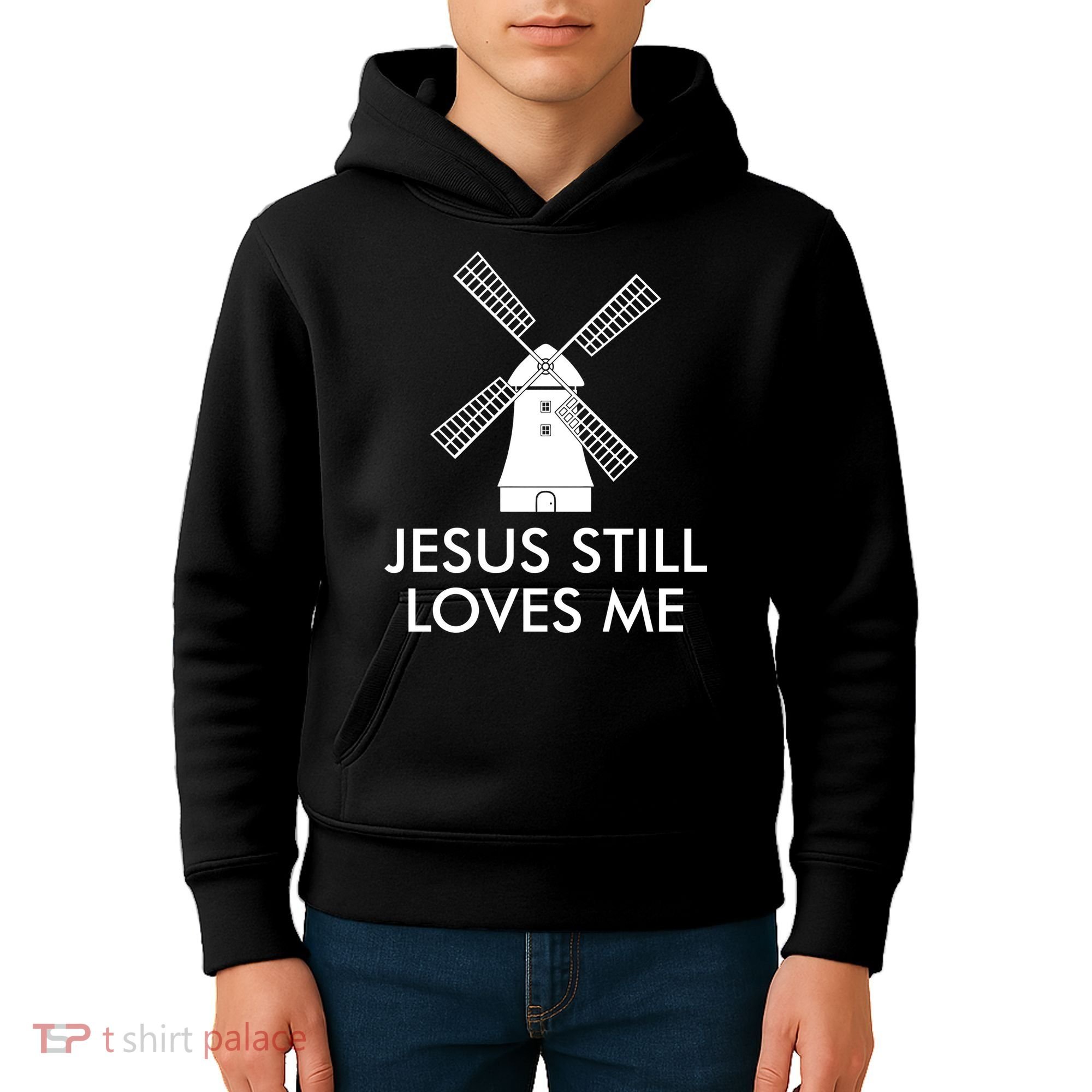 Jesus Still Loves Me Windmill Christian Kids Hoodie
