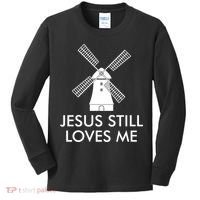 Jesus Still Loves Me Windmill Christian Kids Long Sleeve Shirt thumb 0