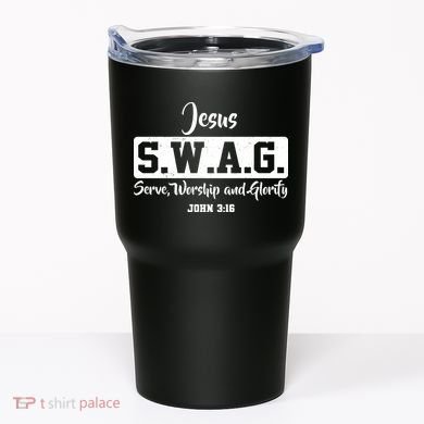 Jesus SWAG Serve Worship And Glorify John 3:16 Tumbler