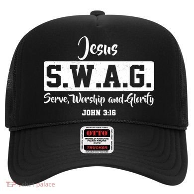 Jesus SWAG Serve Worship And Glorify John 3:16 Hat
