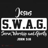 Jesus SWAG Serve Worship And Glorify John 3:16 Visor thumb 3