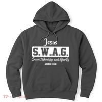 Jesus SWAG Serve Worship And Glorify John 3:16 Hoodie thumb 0