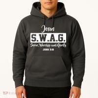 Jesus SWAG Serve Worship And Glorify John 3:16 Hoodie thumb 2