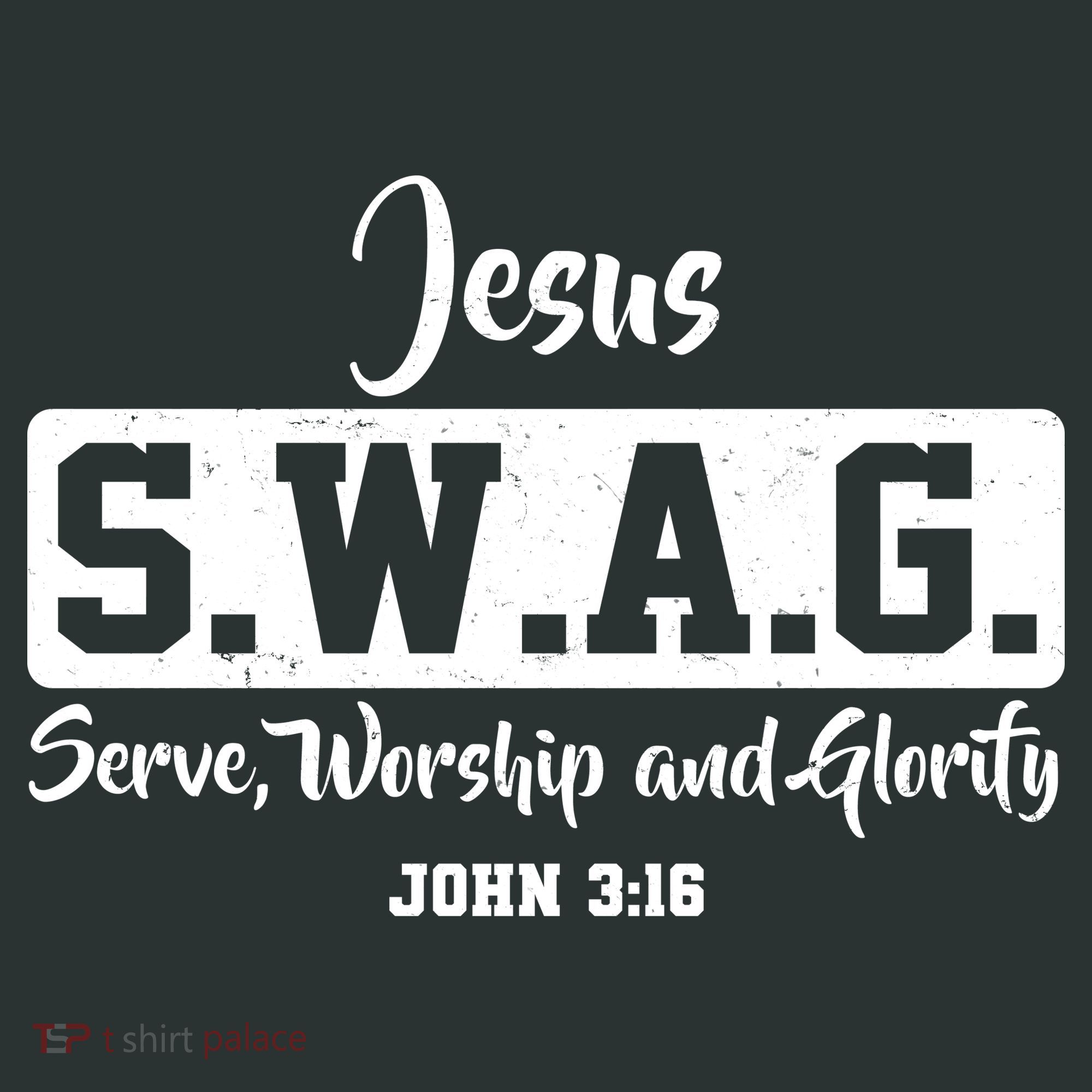 Jesus SWAG Serve Worship And Glorify John 3:16 Kids Sweatshirt