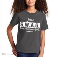 Jesus SWAG Serve Worship And Glorify John 3:16 Kids T-Shirt thumb 2