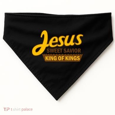 Jesus Sweet Savior King of Kings USA-Made Doggie Bandana