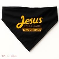 Jesus Sweet Savior King of Kings USA-Made Doggie Bandana thumb 0