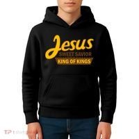 Jesus Sweet Savior King of Kings Kids Hoodie thumb 4