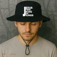 Jesus The Kings of Kings Bucket Hat thumb 2