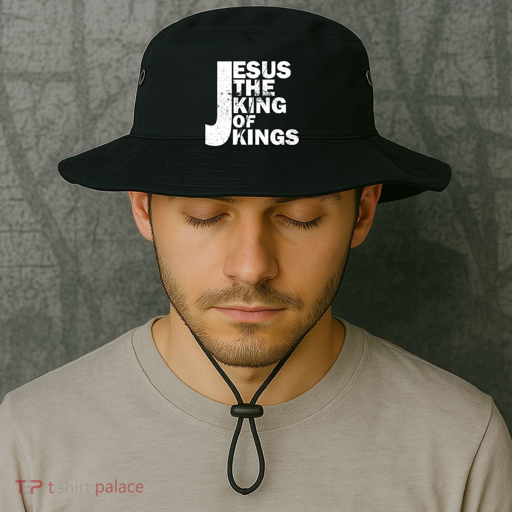 Jesus The Kings of Kings Bucket Hat