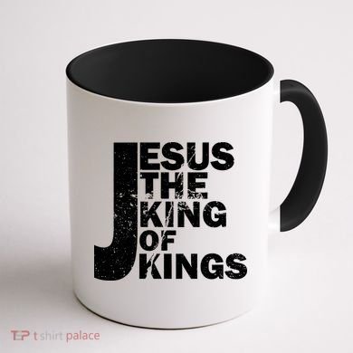 Jesus The Kings of Kings Coffee Mug back