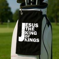 Jesus The Kings of Kings Golf Towel thumb 2