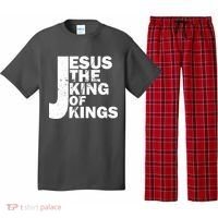Jesus The Kings of Kings Pajama Set thumb 0