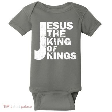 Jesus The Kings of Kings Baby Bodysuit