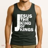 Jesus The Kings of Kings Tank Top thumb 3