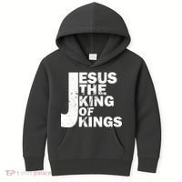 Jesus The Kings of Kings Kids Hoodie thumb 0