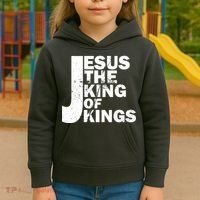 Jesus The Kings of Kings Kids Hoodie thumb 3