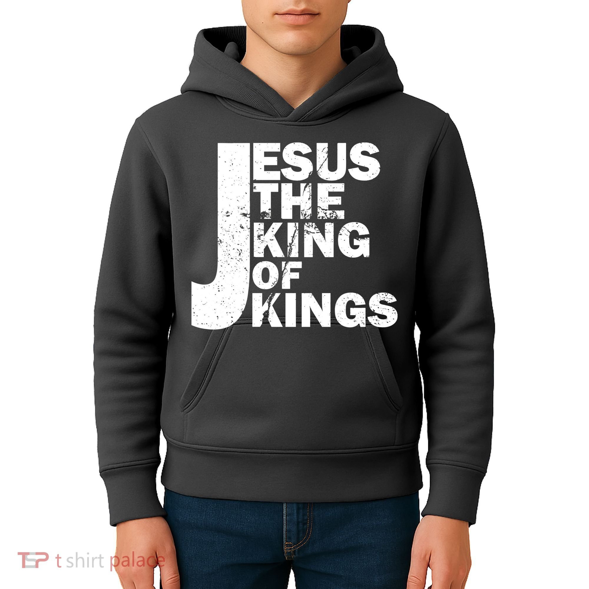 Jesus The Kings of Kings Kids Hoodie