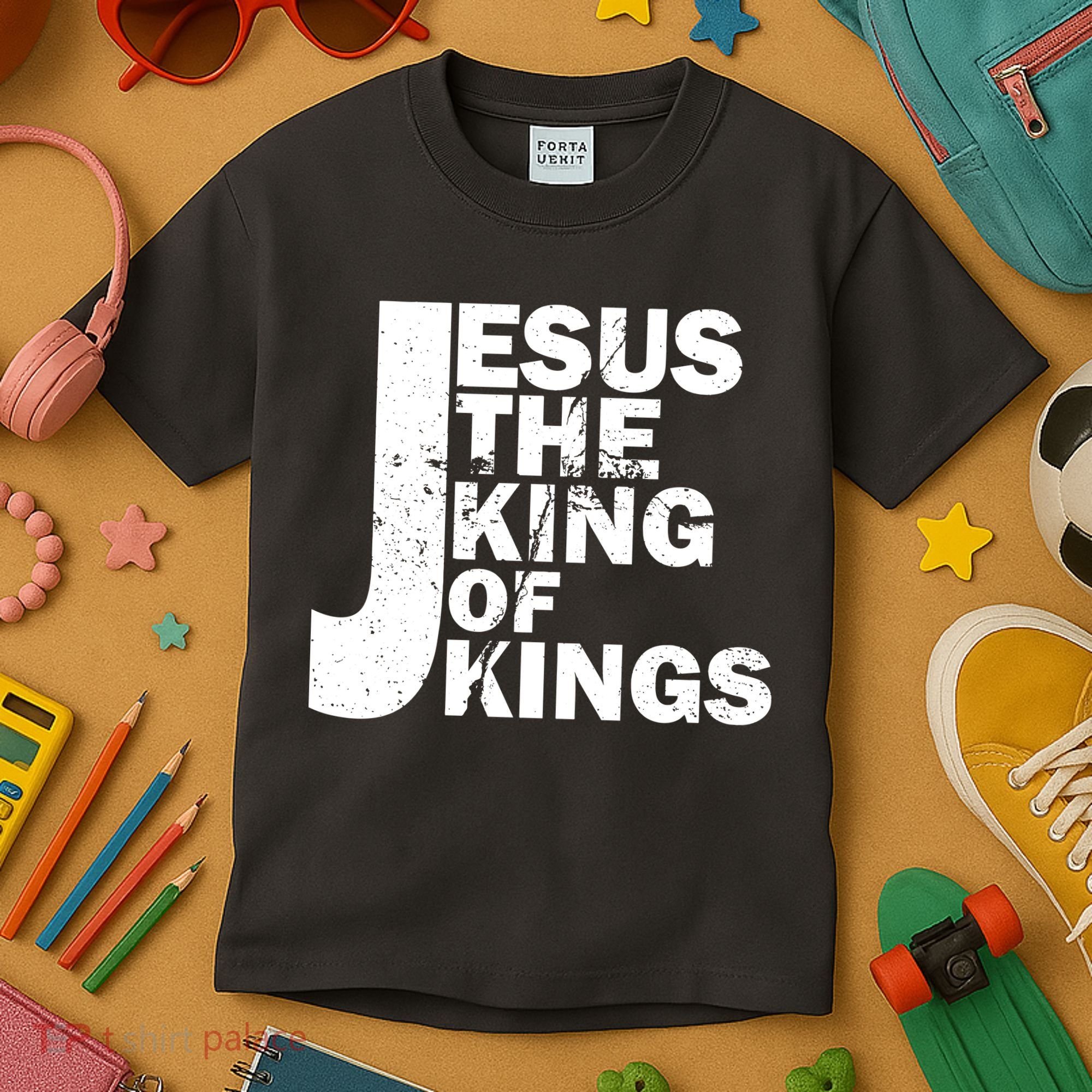 Jesus The Kings of Kings Kids T-Shirt