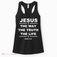Jesus the way the truth the life Women's Tank Top thumb 0