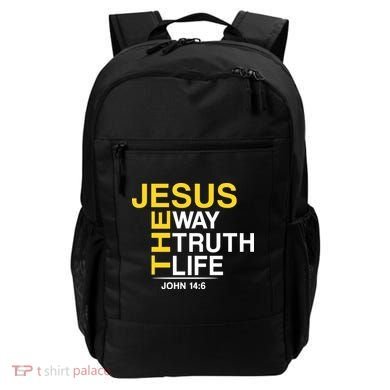 Jesus The Way Truth Life John 14:6 Backpack