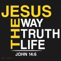 Jesus The Way Truth Life John 14:6 Backpack thumb 2